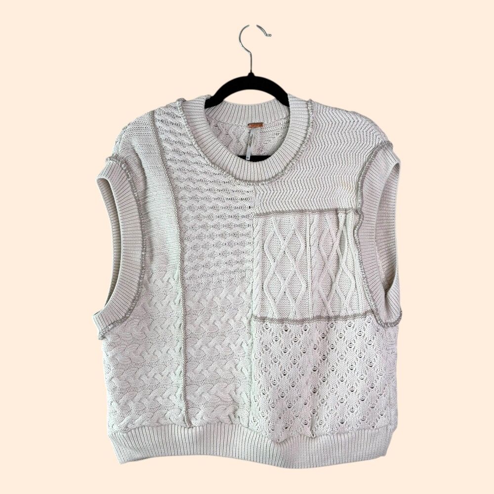 Free People Take The Plunge Sweater Vest